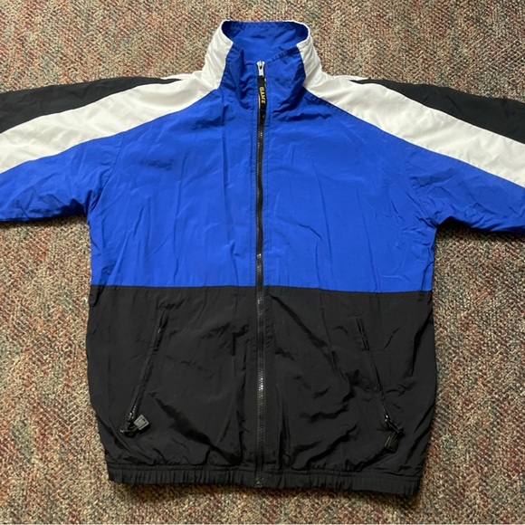 None Other - Vintage 90s Game Sportswear Colorblock Windbreaker Size Extra Small/Small
